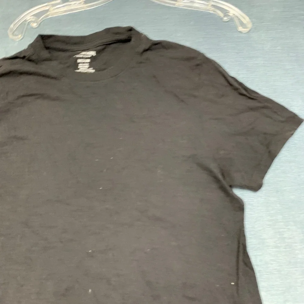 True Religion Brand Jeans T Shirt Mens Medium Black Cotton Short Sleeve Summer